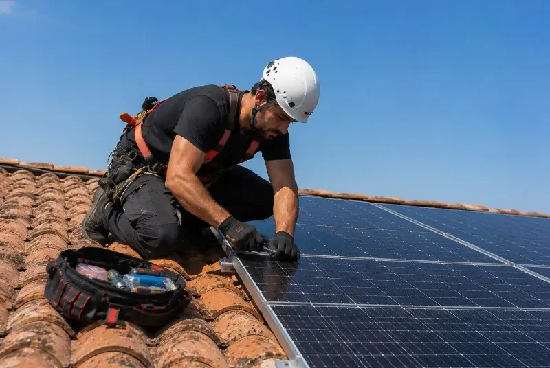 Maintenance et monitoring de panneaux solaires aux Châteliers