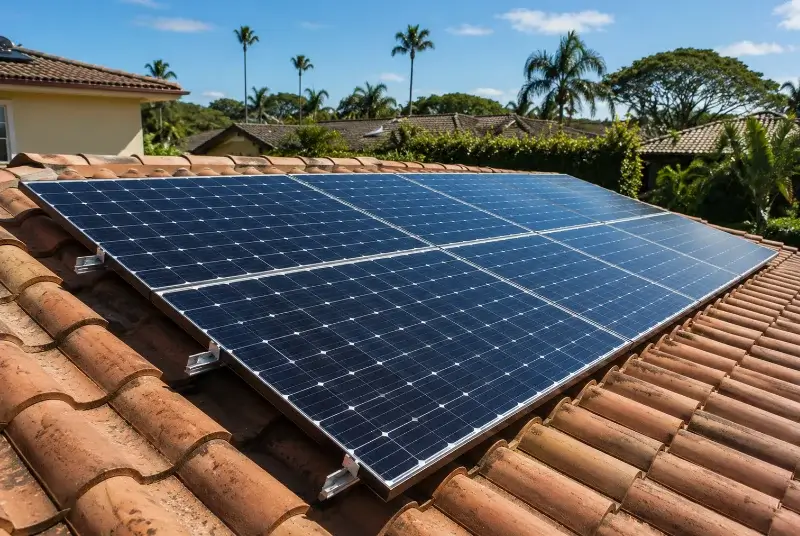 Installation de panneaux solaires aux Châteliers